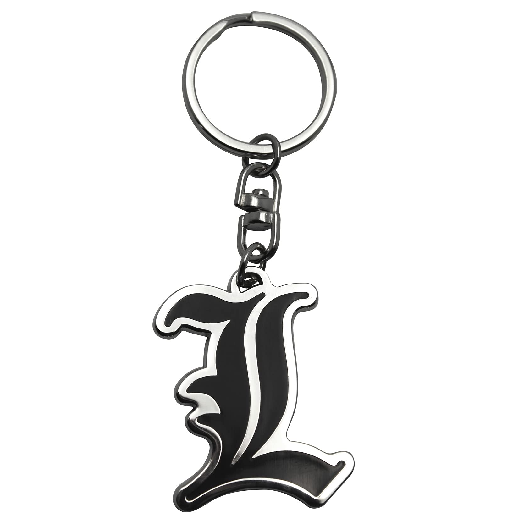 ABYstyle Death Note L Symbol Metal Keychain : Amazon.co.uk: Fashion